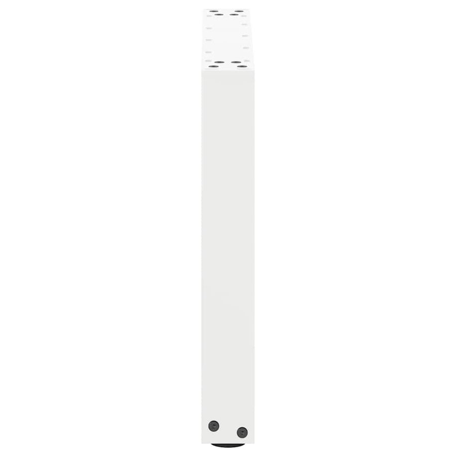 Salontafelpoten U-Vormig Staal Wit 2 50 x (42-43) cm
