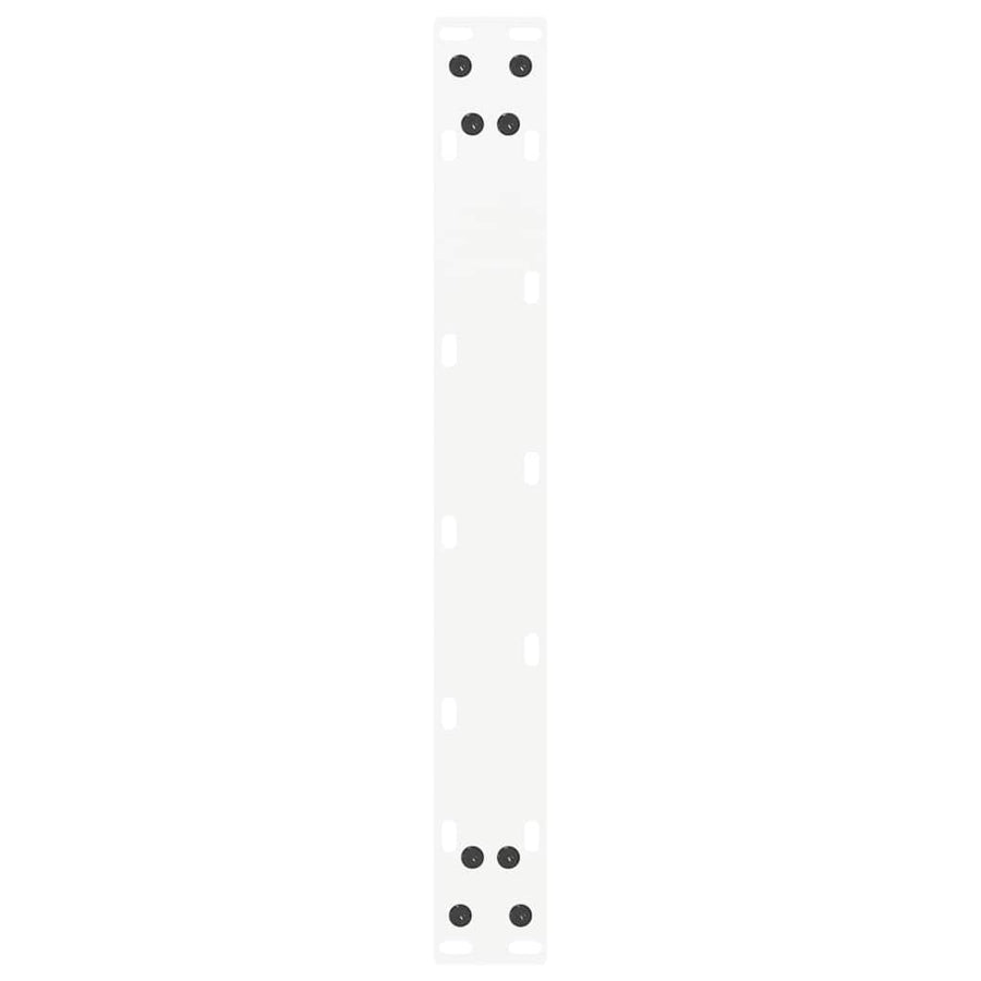 Salontafelpoten U-Vormig Staal Wit 2 50 x (42-43) cm