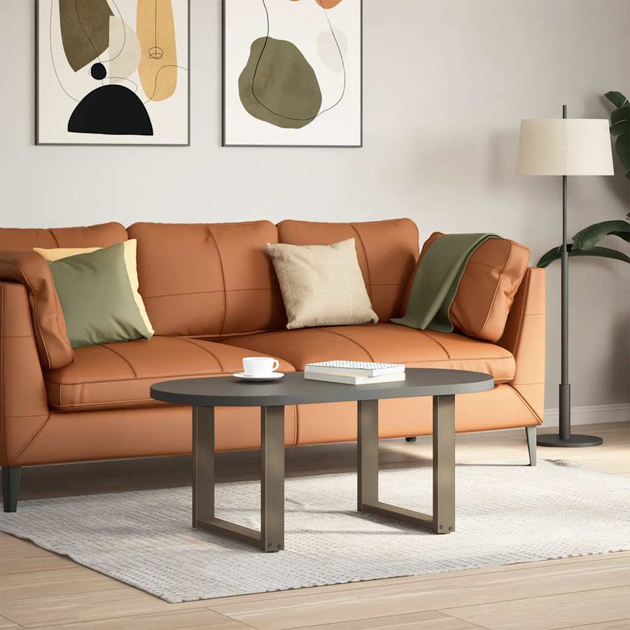 Salontafelpoten U-Vormig Staal Naturel 2 50 x (42-43) cm