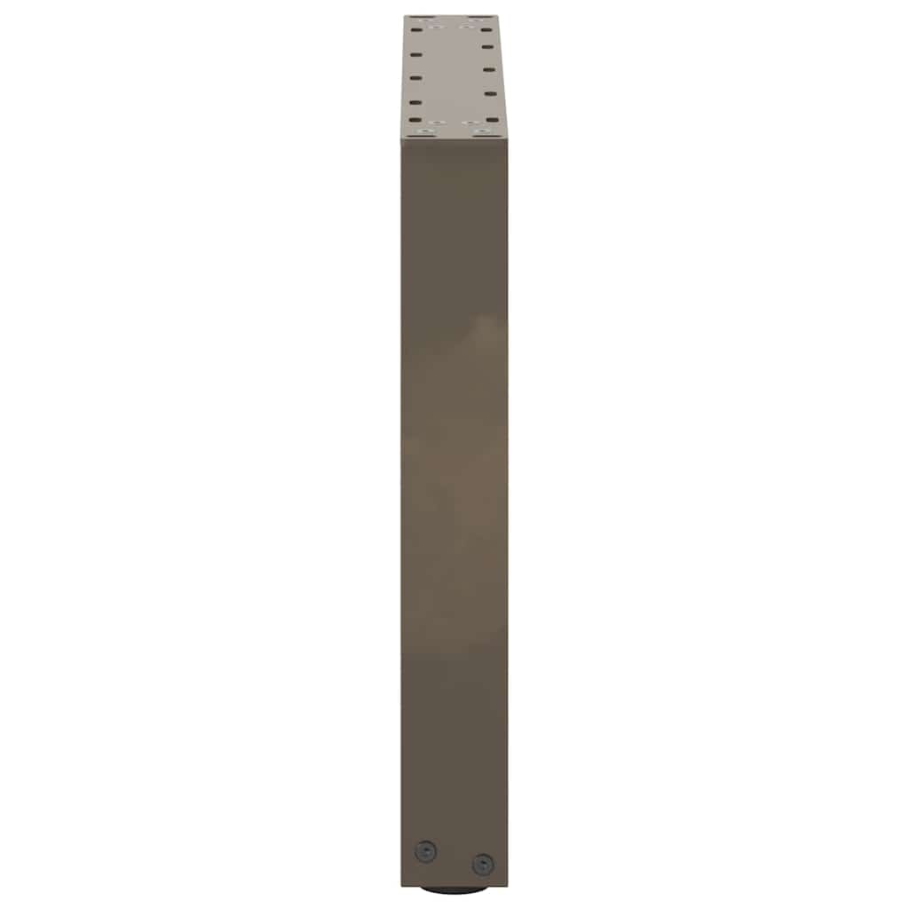 Salontafelpoten U-Vormig Staal Naturel 2 50 x (42-43) cm