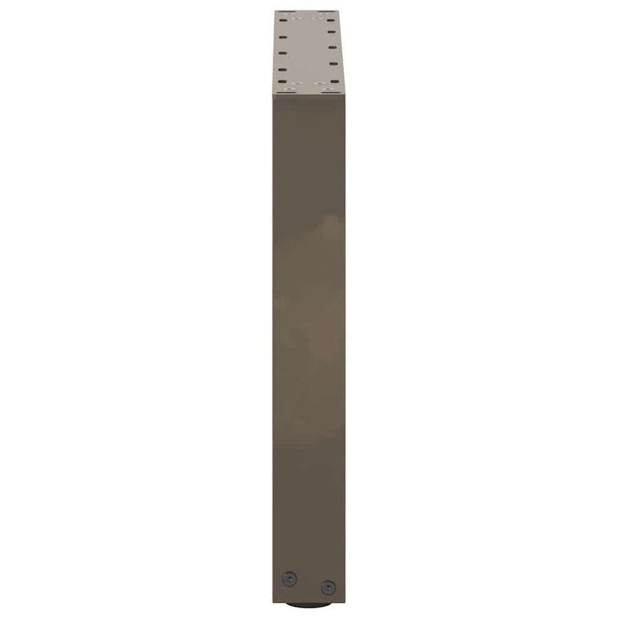 Salontafelpoten U-Vormig Staal Naturel 2 50 x (42-43) cm