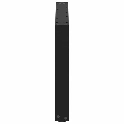 Salontafelpoten 2 st U-vormig 60x(42-43) cm staal zwart