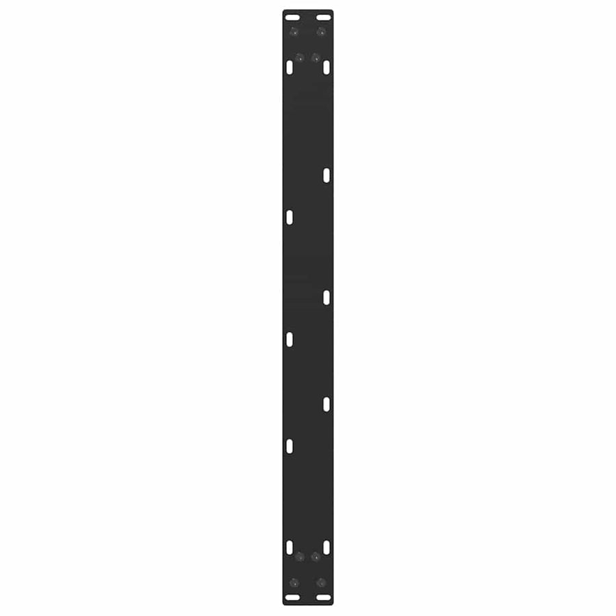 Salontafelpoten 2 st U-vormig 60x(42-43) cm staal zwart