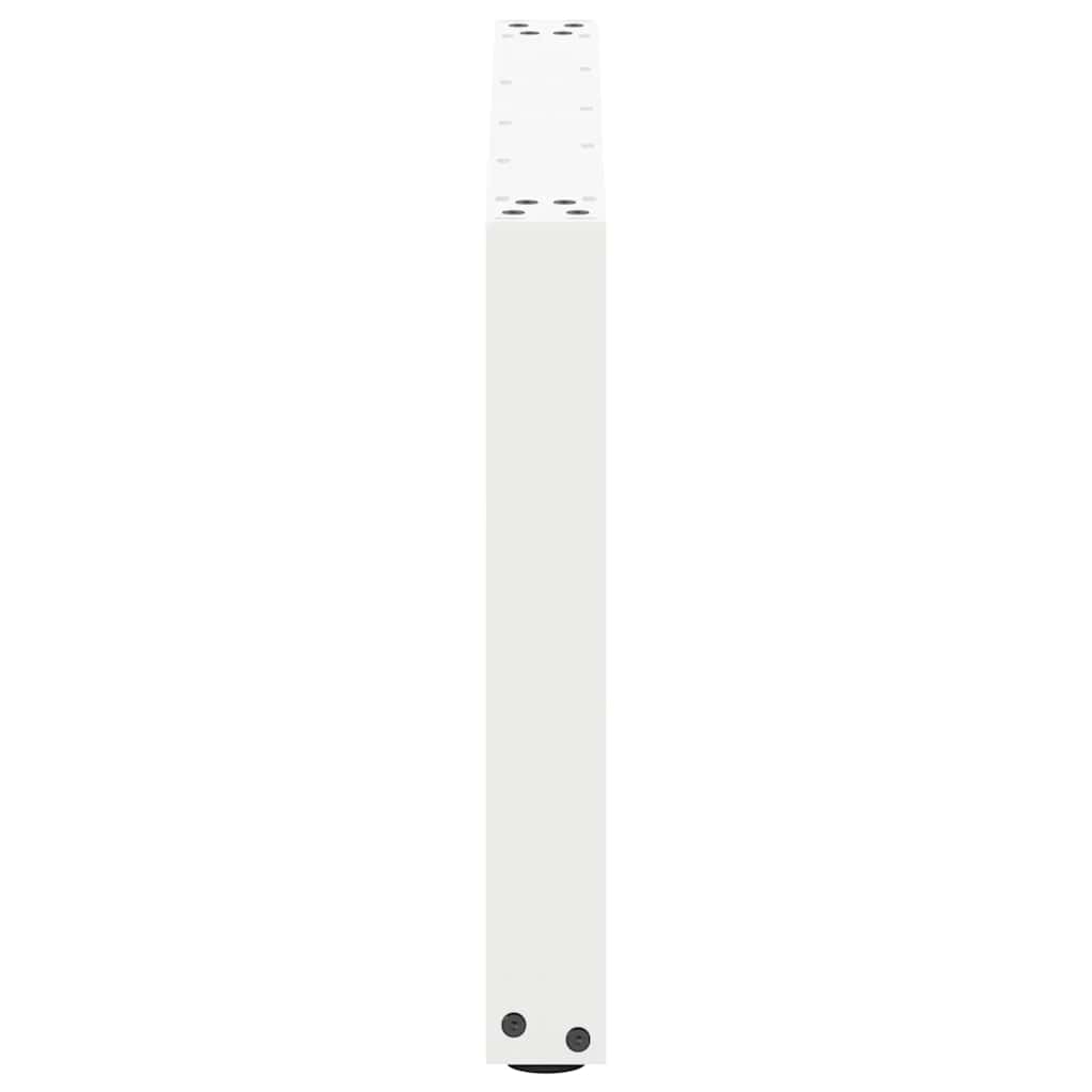 Salontafelpoten U-Vormig Staal Wit 2 60 x (42-43) cm