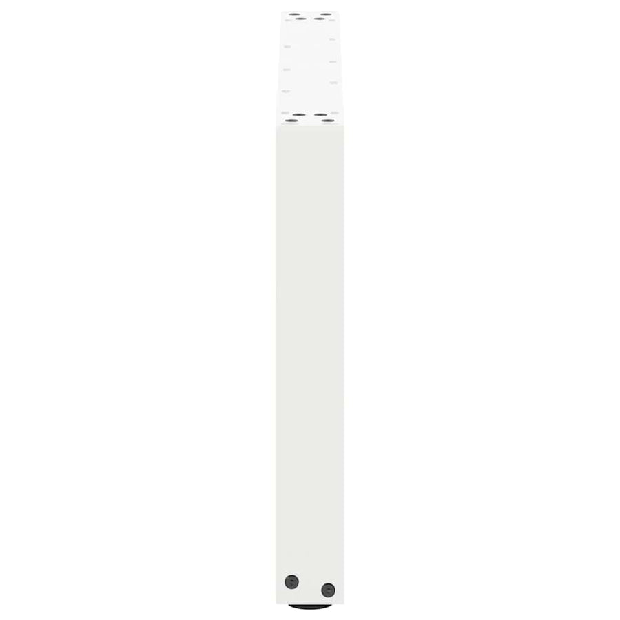 Salontafelpoten U-Vormig Staal Wit 2 60 x (42-43) cm
