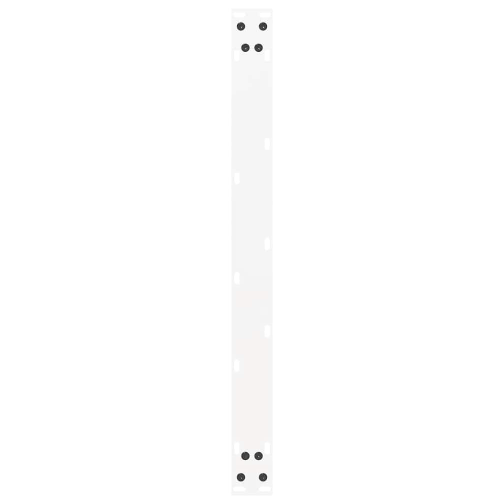 Salontafelpoten U-Vormig Staal Wit 2 60 x (42-43) cm