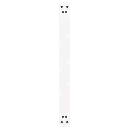 Salontafelpoten U-Vormig Staal Wit 2 60 x (42-43) cm