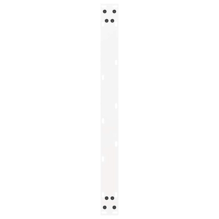 Salontafelpoten U-Vormig Staal Wit 2 60 x (42-43) cm