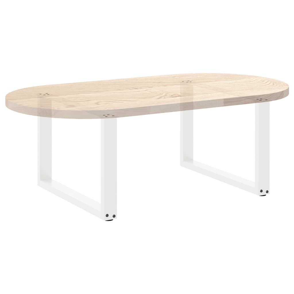 Salontafelpoten U-Vormig Staal Wit 2 60 x (42-43) cm