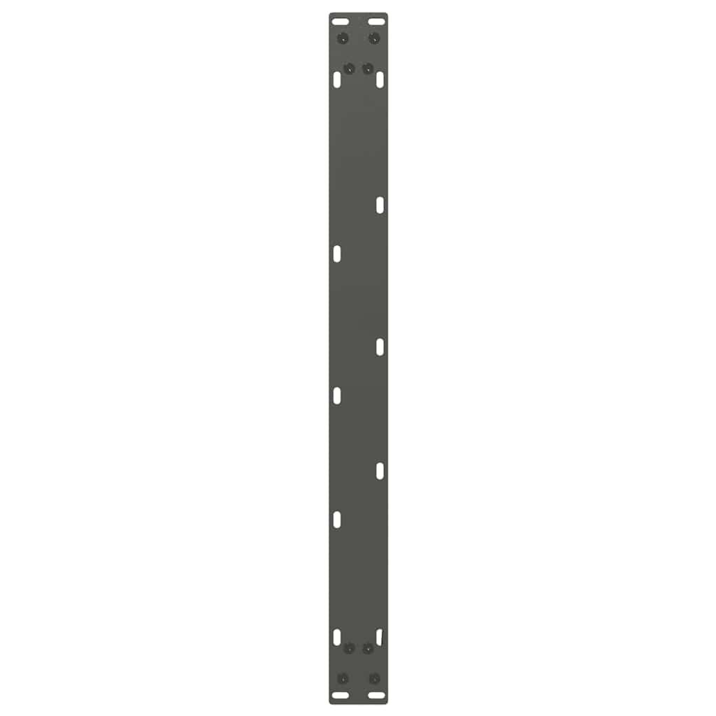 Salontafelpoten U-Vormig Staal Antraciet 2 60 x (42-43) cm