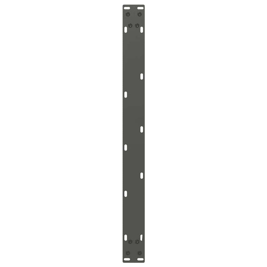 Salontafelpoten U-Vormig Staal Antraciet 2 60 x (42-43) cm