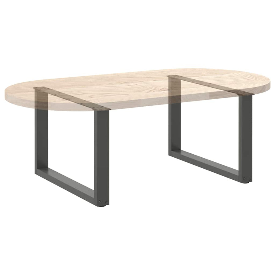Salontafelpoten U-Vormig Staal Antraciet 2 60 x (42-43) cm