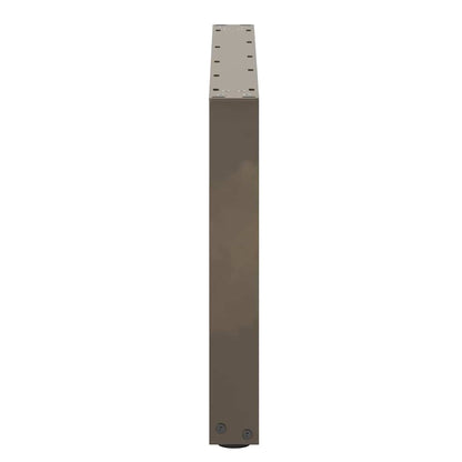 Salontafelpoten U-Vormig Staal Naturel 2 60 x (42-43) cm