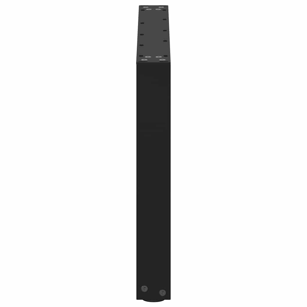Salontafelpoten 2 st U-vormig 70x(42-43) cm staal zwart