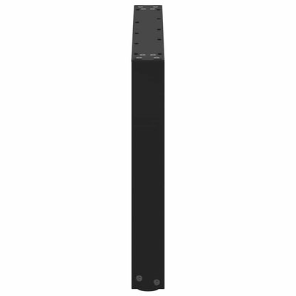 Salontafelpoten 2 st U-vormig 70x(42-43) cm staal zwart