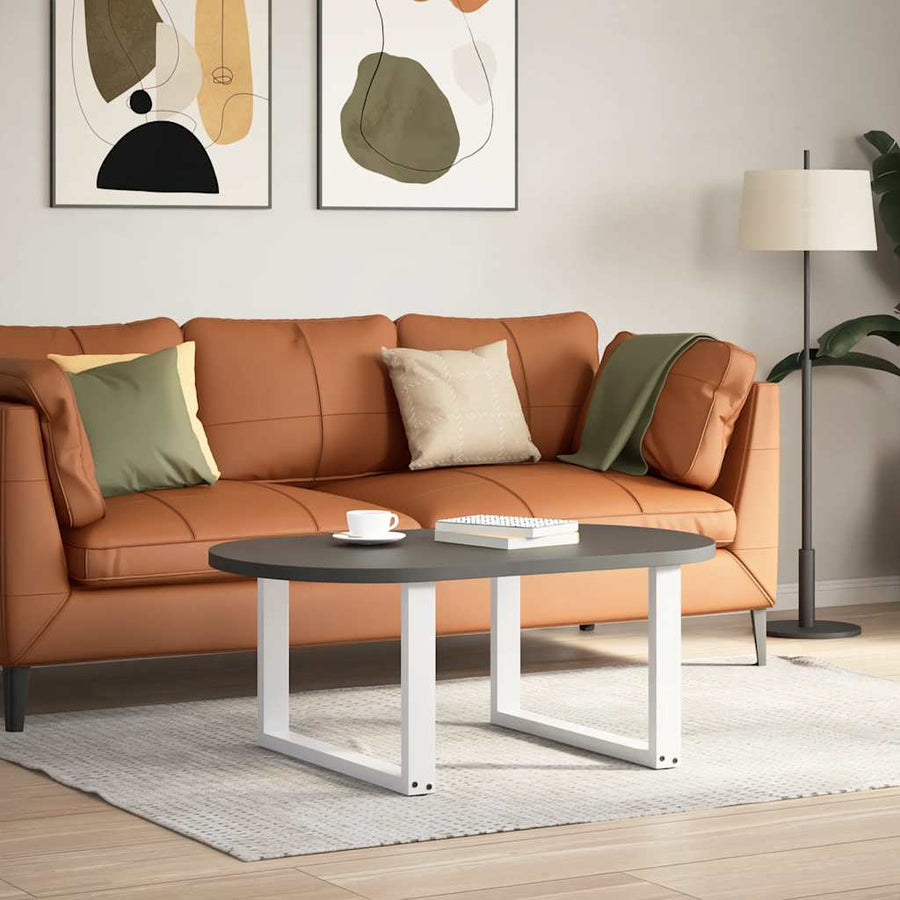 Salontafelpoten U-Vormig Staal Wit 2 70 x (42-43) cm