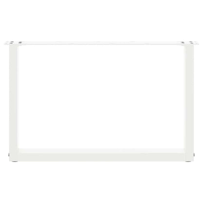 Salontafelpoten U-Vormig Staal Wit 2 70 x (42-43) cm
