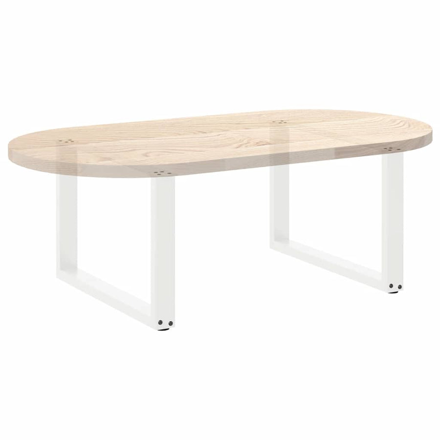 Salontafelpoten U-Vormig Staal Wit 2 70 x (42-43) cm