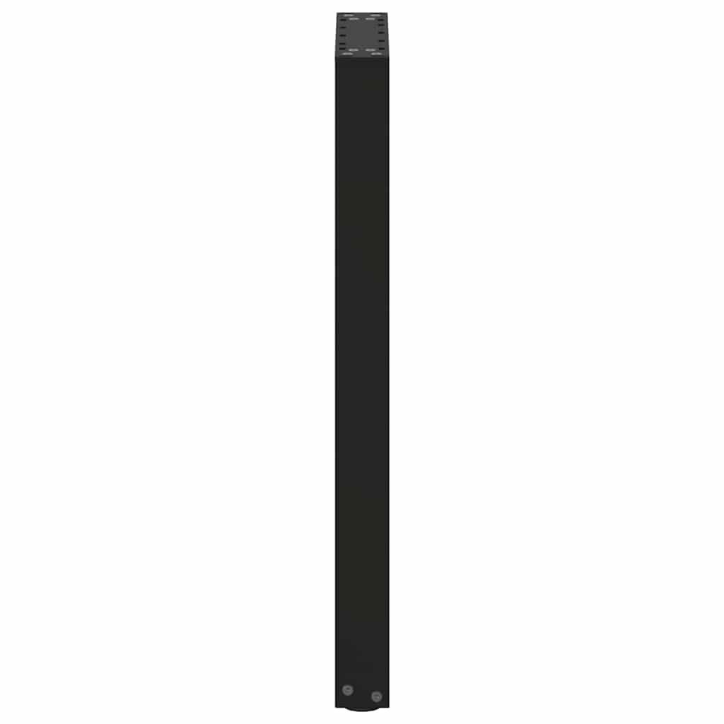 Salontafelpoten 2 st U-vormig 28x(72-73) cm staal zwart