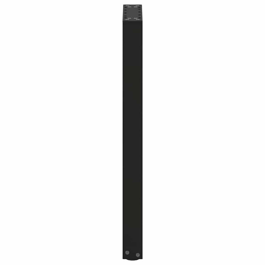 Salontafelpoten 2 st U-vormig 28x(72-73) cm staal zwart