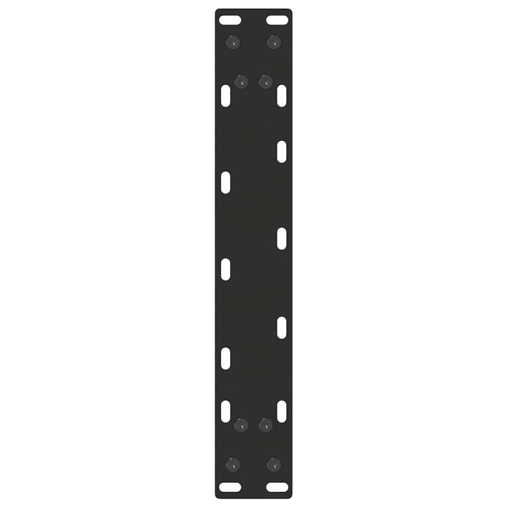 Salontafelpoten 2 st U-vormig 28x(72-73) cm staal zwart