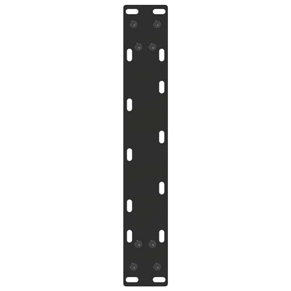 Salontafelpoten 2 st U-vormig 28x(72-73) cm staal zwart