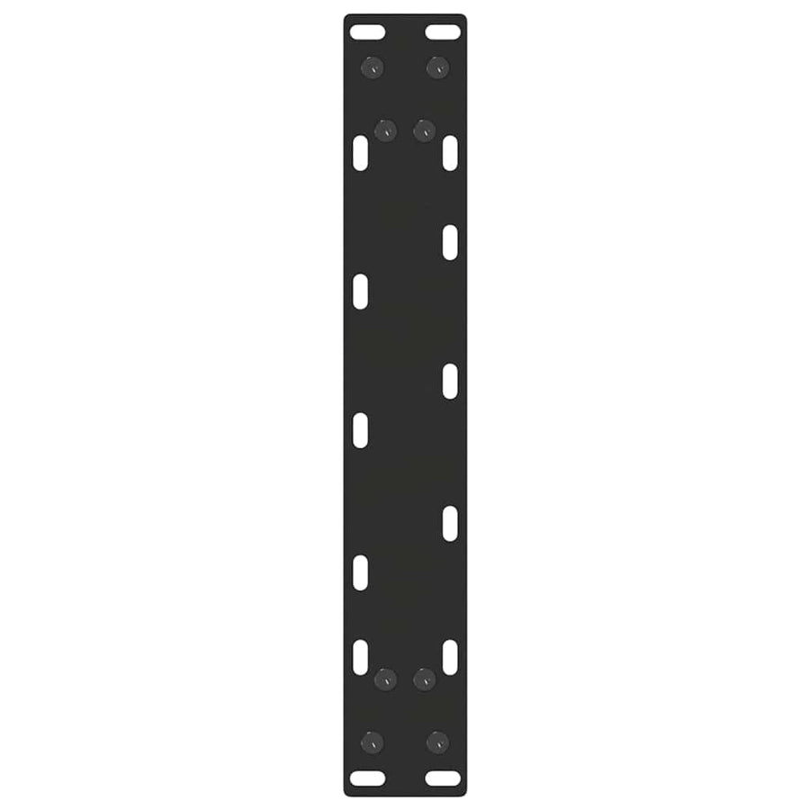Salontafelpoten 2 st U-vormig 28x(72-73) cm staal zwart