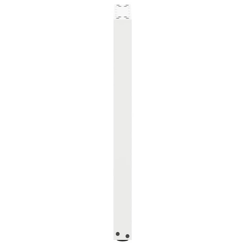 Salontafelpoten 2 st U-vormig 38x(72-73) cm staal wit
