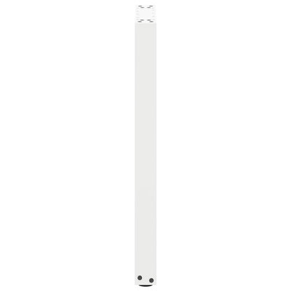 Salontafelpoten 2 st U-vormig 38x(72-73) cm staal wit