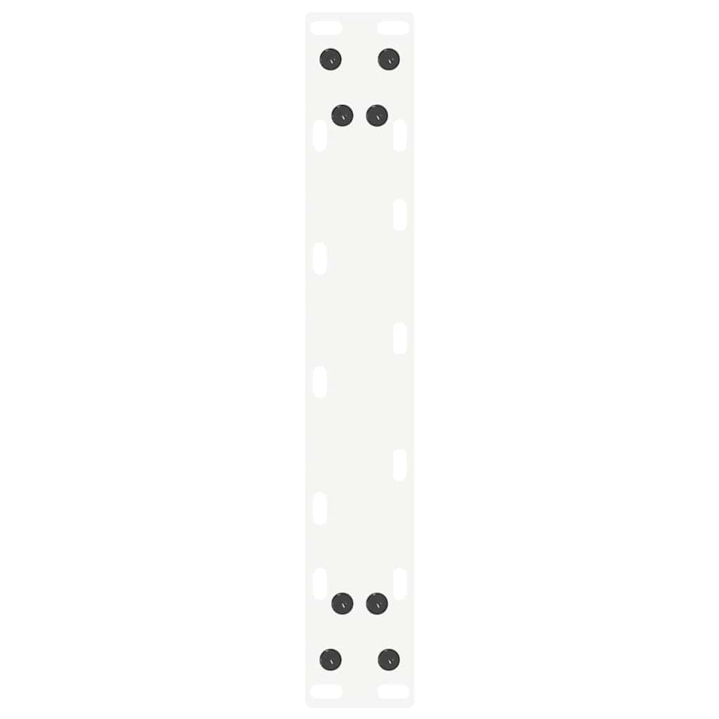 Salontafelpoten 2 st U-vormig 38x(72-73) cm staal wit