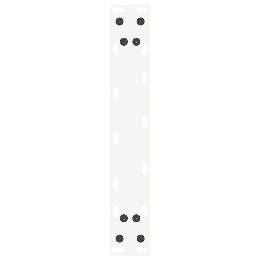 Salontafelpoten 2 st U-vormig 38x(72-73) cm staal wit