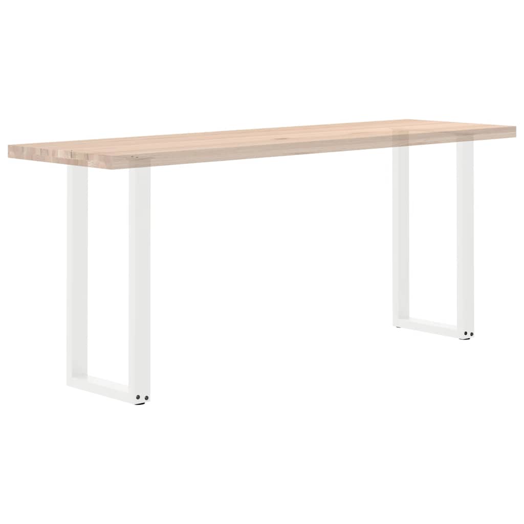 Salontafelpoten 2 st U-vormig 38x(72-73) cm staal wit