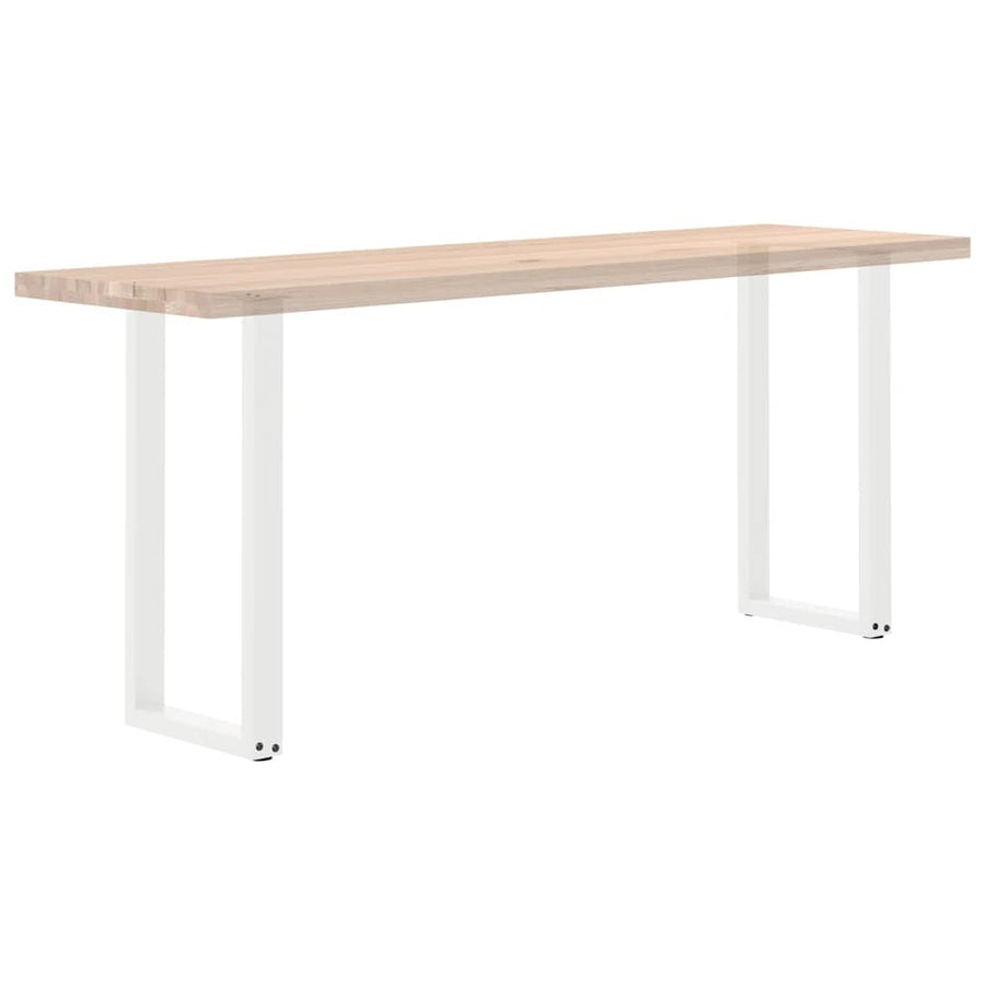 Salontafelpoten 2 st U-vormig 38x(72-73) cm staal wit