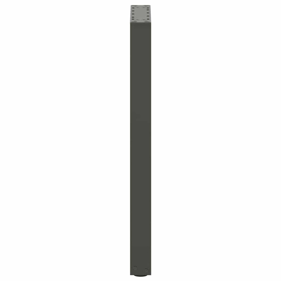 Salontafelpoten 2 st U-vormig 38x(72-73) cm staal antraciet