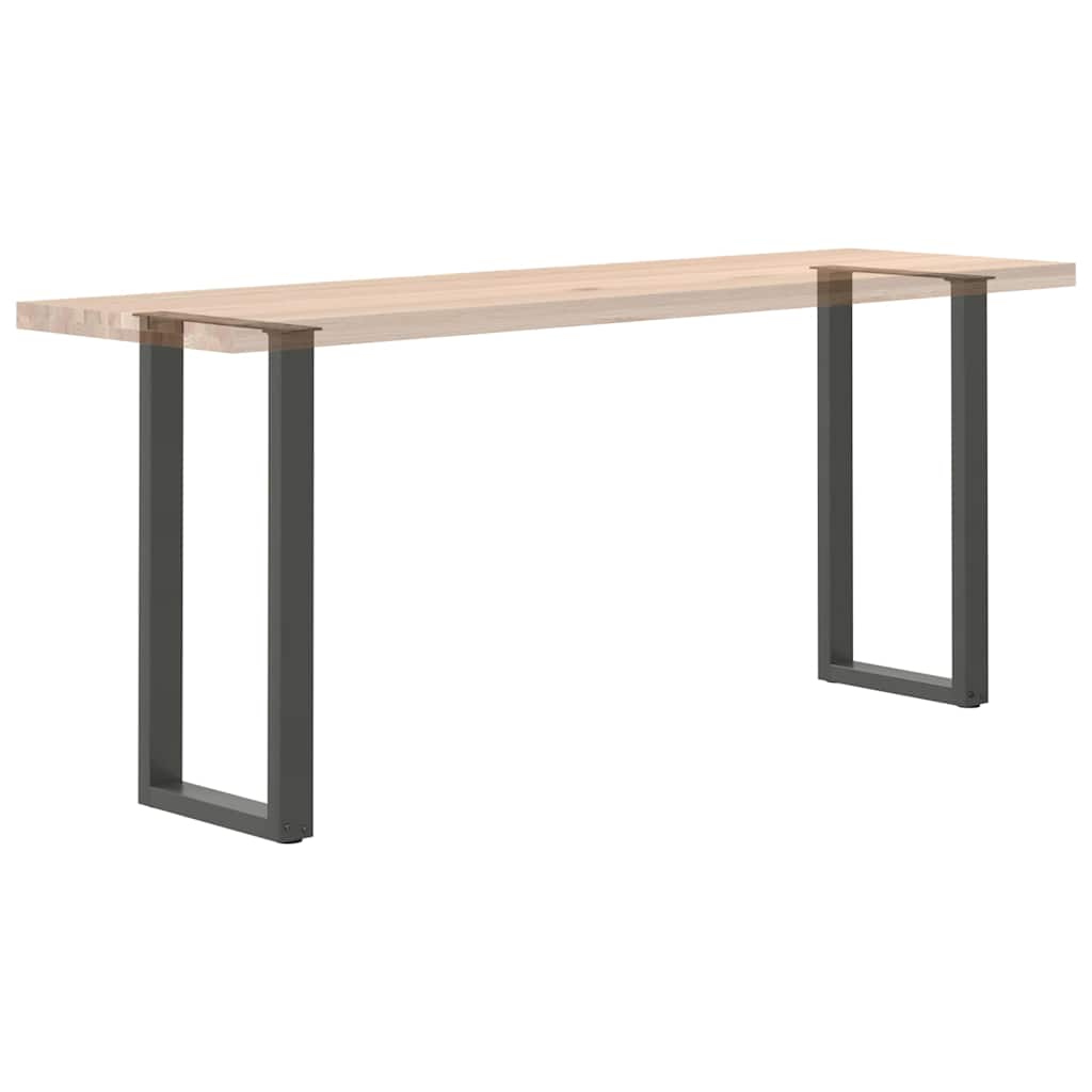 Salontafelpoten 2 st U-vormig 38x(72-73) cm staal antraciet