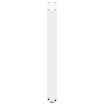 Salontafelpoten 2 st U-vormig 50x(72-73) cm staal wit