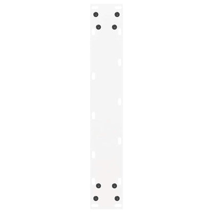 Salontafelpoten 2 st U-vormig 50x(72-73) cm staal wit