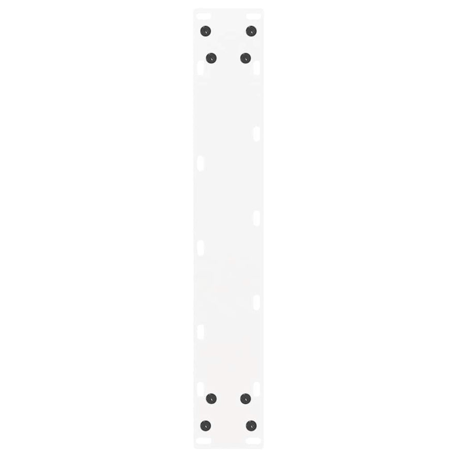 Salontafelpoten 2 st U-vormig 50x(72-73) cm staal wit