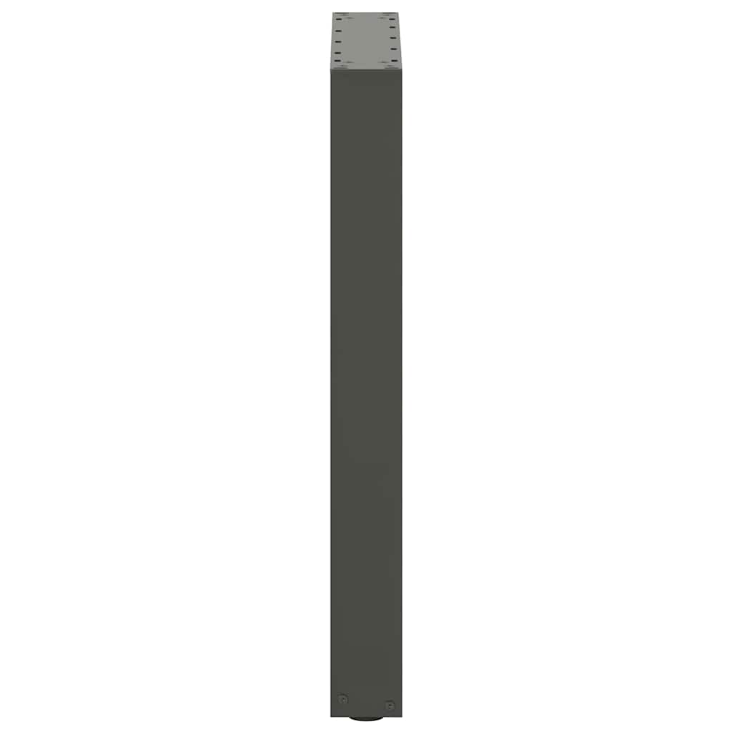 Salontafelpoten 2 st U-vormig 50x(72-73) cm staal antraciet