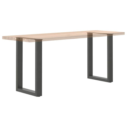 Salontafelpoten 2 st U-vormig 50x(72-73) cm staal antraciet