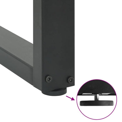 Salontafelpoten 2 st U-vormig 50x(72-73) cm staal antraciet