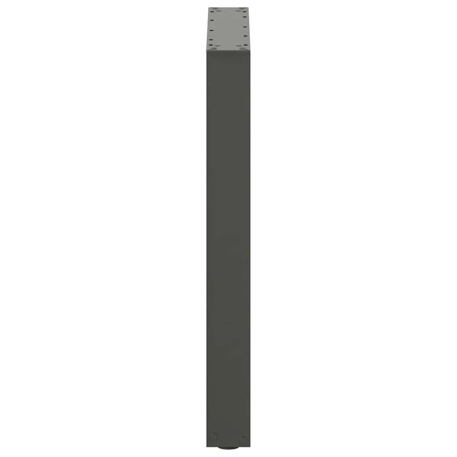 Salontafelpoten 2 st U-vormig 60x(72-73) cm staal antraciet