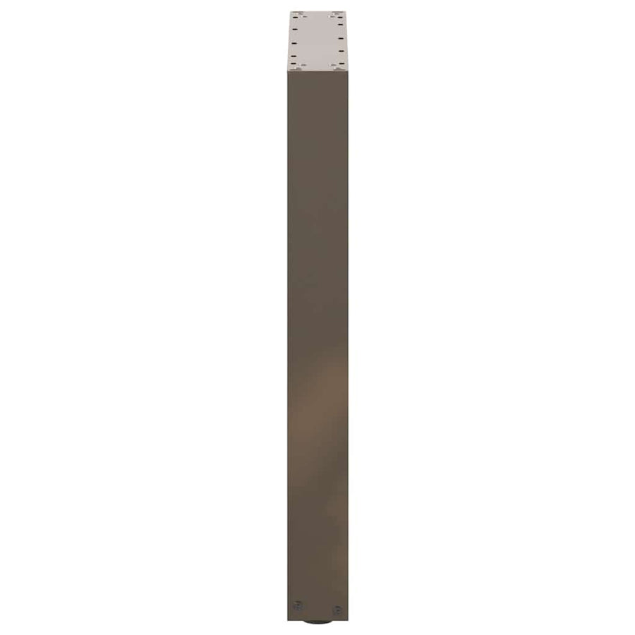 Eettafelpoten U-Vormig Staal Naturel 2 60 x (72-73) cm