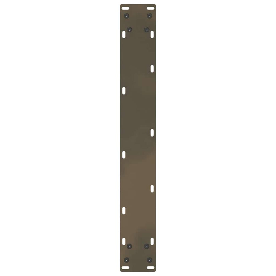Eettafelpoten U-Vormig Staal Naturel 2 60 x (72-73) cm