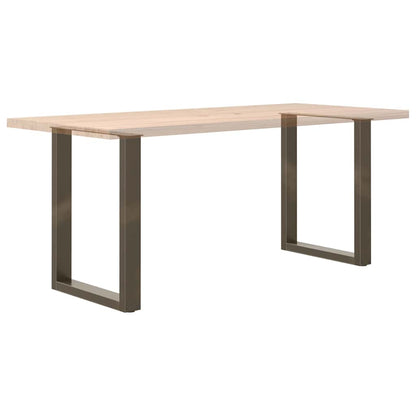 Eettafelpoten U-Vormig Staal Naturel 2 60 x (72-73) cm