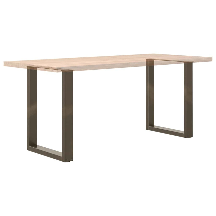 Eettafelpoten U-Vormig Staal Naturel 2 60 x (72-73) cm