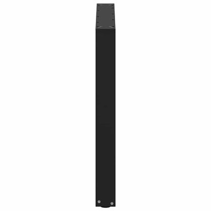 Salontafelpoten 2 st U-vormig 80x(72-73) cm staal zwart