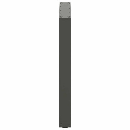 Salontafelpoten 2 st U-vormig 80x(72-73) cm staal antraciet