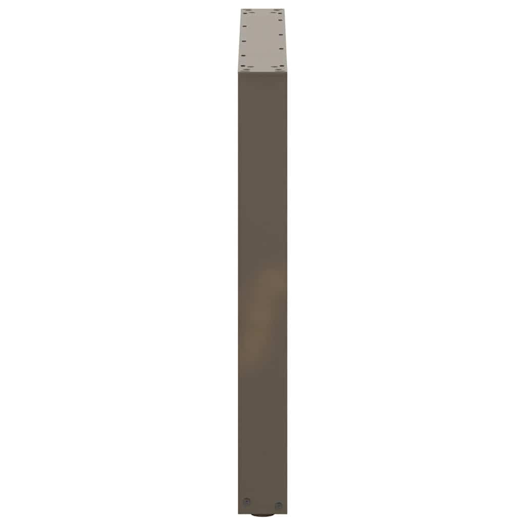 Eettafelpoten U-Vormig Staal Naturel 2 80 x (72-73) cm
