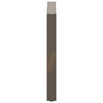 Eettafelpoten U-Vormig Staal Naturel 2 80 x (72-73) cm